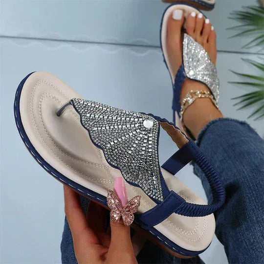 Clarisa® | Orthopedic Sandals With Crystals