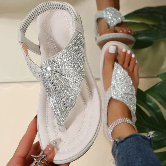 Clarisa® | Orthopedic Sandals With Crystals