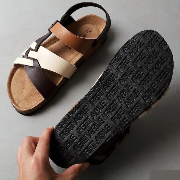 Tracy® | Orthopedic Leather Sandals